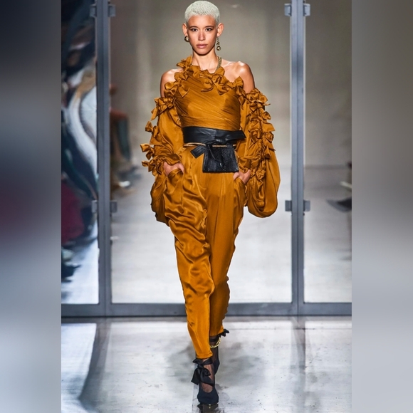 Zimmermann Belted Silk Tapered Pants Workwear Quiet Luxury Chic Size Small - Picture 1 of 15